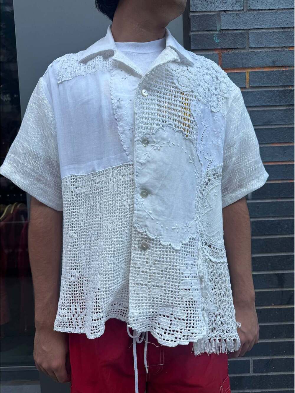 Upcycled Dollie Cotton Top